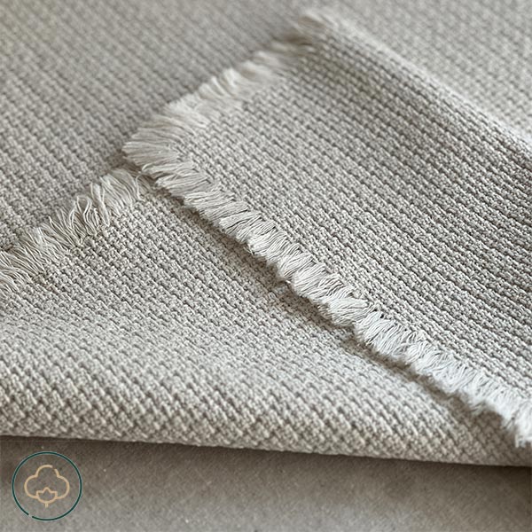 رانر حصیری دور ریش سفید رنگ