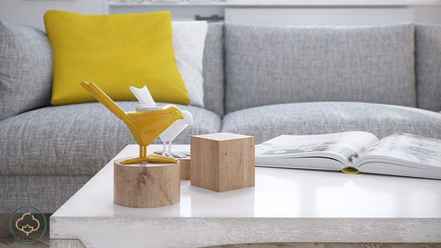 رنگ کوسن برای مبل طوسی