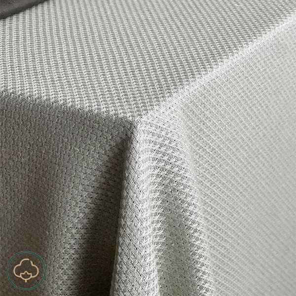 رومیزی لینن درشت بافت سبز پسته ای